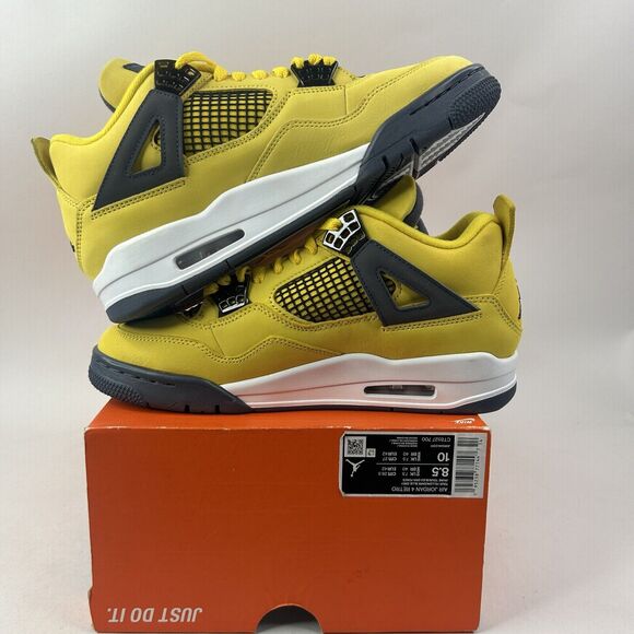 Nike Shoes Air Jordan 4 Retro LS “Lightning” 2024 - Picture 3 of 6